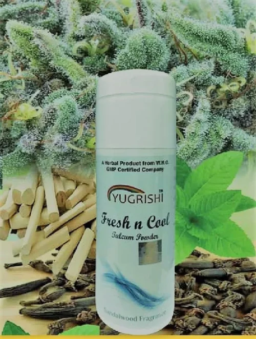 Yugrishi Fresh & Cool Talcum Powder 150 Gm - Image 3