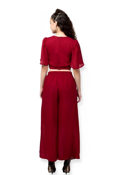 Ruby Elegance Co-Ord Set From Swadeshi Couture - Image 2