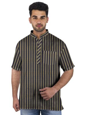 Khadi Cotton Half Kurta- HK6