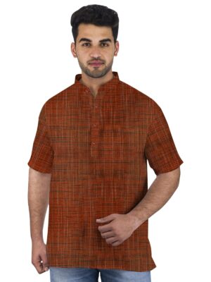 Khadi Cotton Half Kurta- HK10
