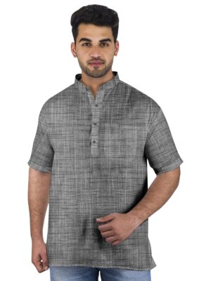 Khadi Cotton Half Kurta- HK11