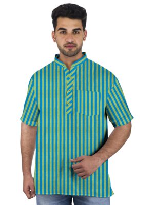 Khadi Cotton Half Kurta- HK5