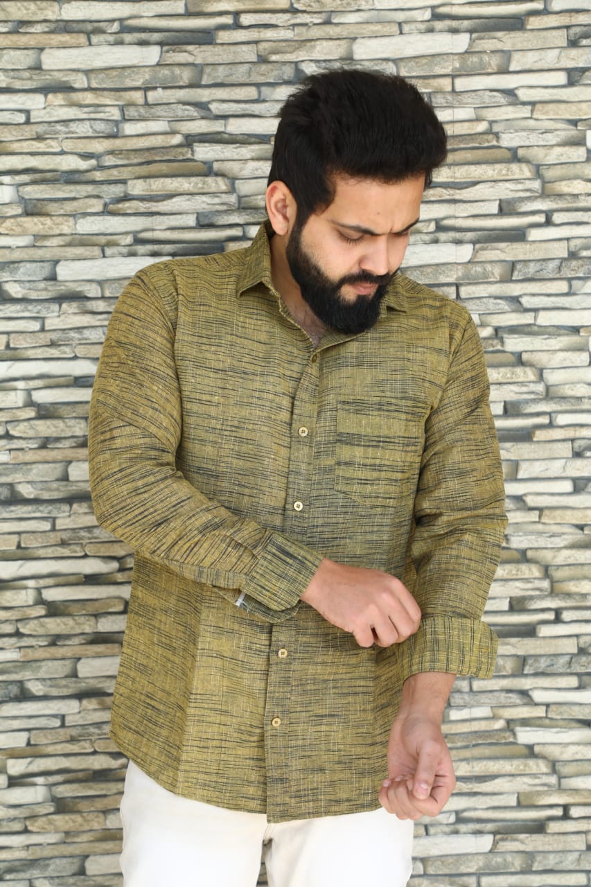 KHADI Full Sleeve Cotton Shirt