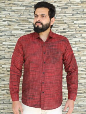 KHADI Full Sleeve Cotton Shirt -F4