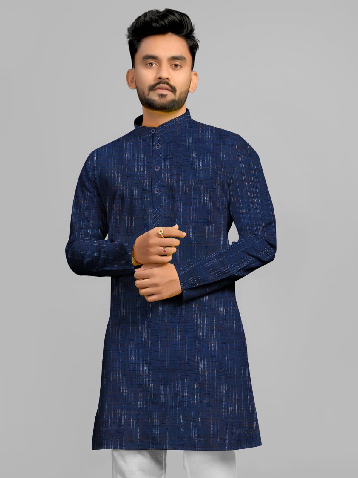 Khadi Cotton Full Kurta Kurta- FK1