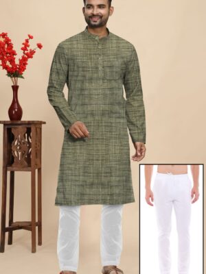 Khadi Cotton Full Kurta Kurta- FK8