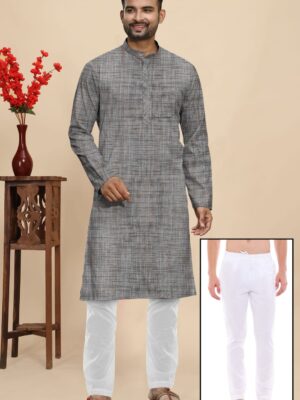 Khadi Cotton Full Kurta Kurta- FK9
