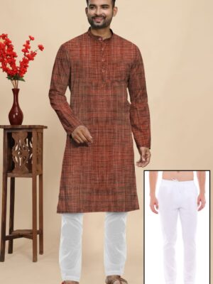 Khadi Cotton Full Kurta Kurta- FK12